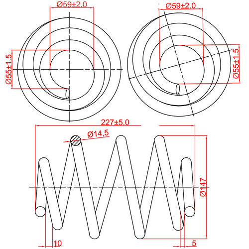 Z48109R — ZIKMAR — Пружина задней подвески