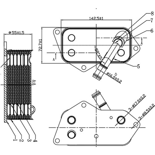 Z70772R — ZIKMAR — Радиатор масляный