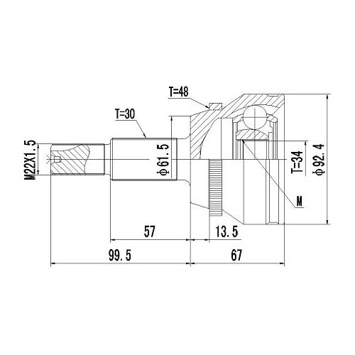 Z87006R — ZIKMAR — Шрус Наружный