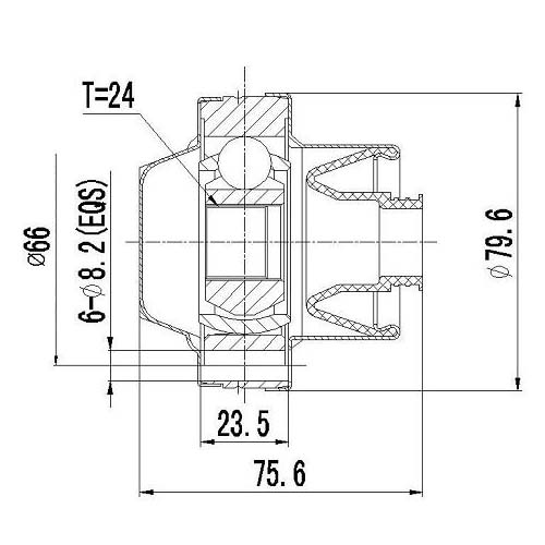 Z87092R — ZIKMAR — Шрус Карданного Вала