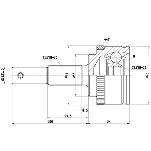 Z87109R — ZIKMAR — Шрус Наружный