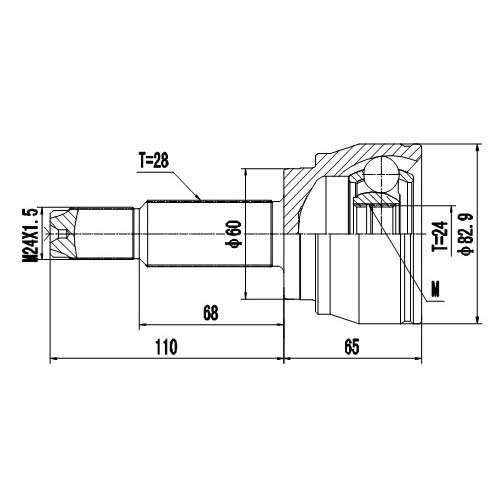 Z87196R — ZIKMAR — Шрус Наружный