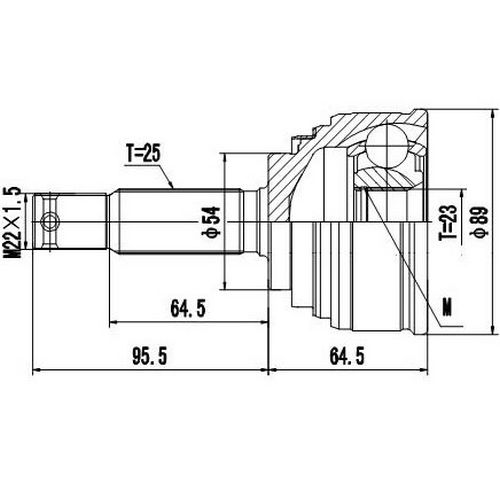 Z87208R — ZIKMAR — Шрус Наружный