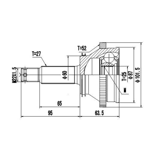 Z87307R — ZIKMAR — Шрус Наружный