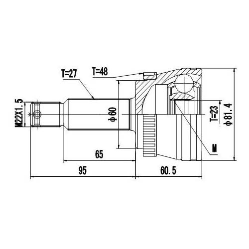 Z87308R — ZIKMAR — Шрус Наружный