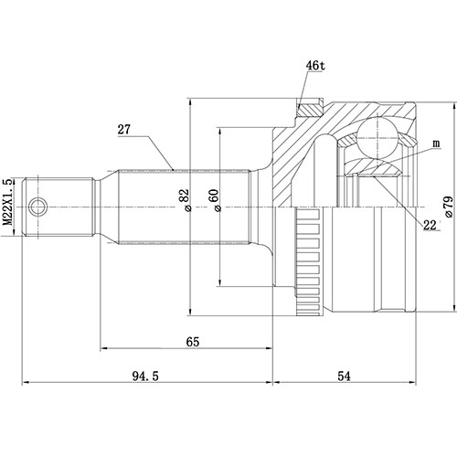 Z87310R — ZIKMAR — Шрус Наружный