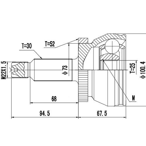 Z87342R — ZIKMAR — Шрус Наружный