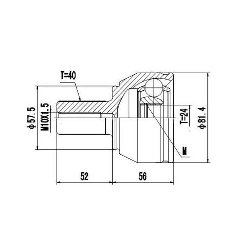 Z87430R — ZIKMAR — Шрус Наружный