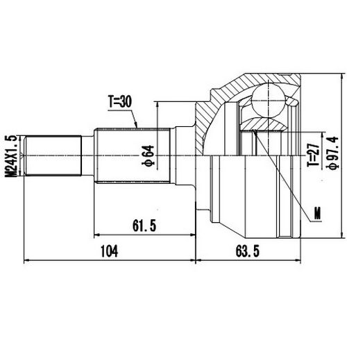 Z87477R — ZIKMAR — Шрус Наружный