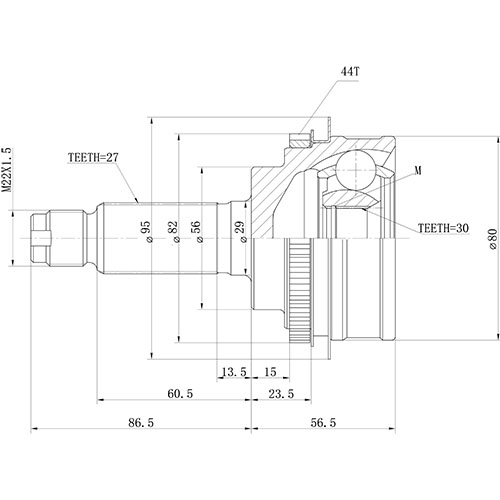 Z87485R — ZIKMAR — Шрус Наружный