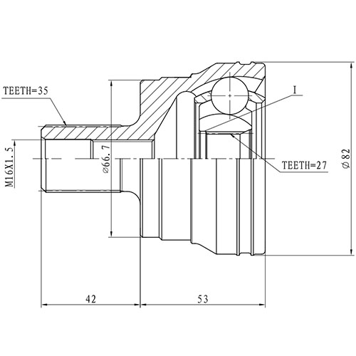 Z87495R — ZIKMAR — Шрус Наружный