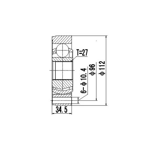 Z87501R — ZIKMAR — Шрус Внутренний