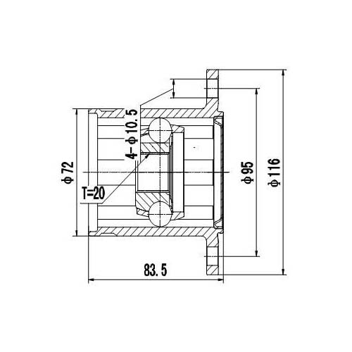 Z87518R — ZIKMAR — Шрус Внутренний