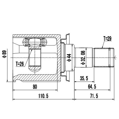 Z87680R — ZIKMAR — Шрус Внутренний