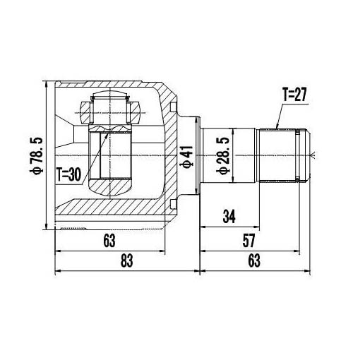 Z87705R — ZIKMAR — Шрус Внутренний