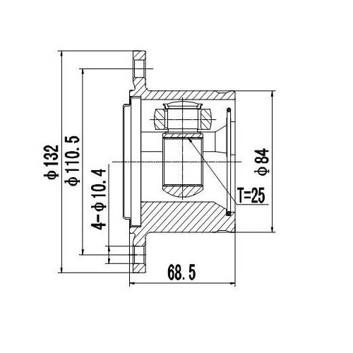 Z87717R — ZIKMAR — Шрус Внутренний