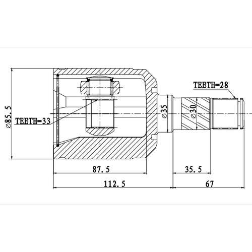 Z87785R — ZIKMAR — Шрус Внутренний