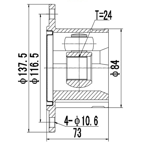 Z87882R — ZIKMAR — Шрус Внутренний