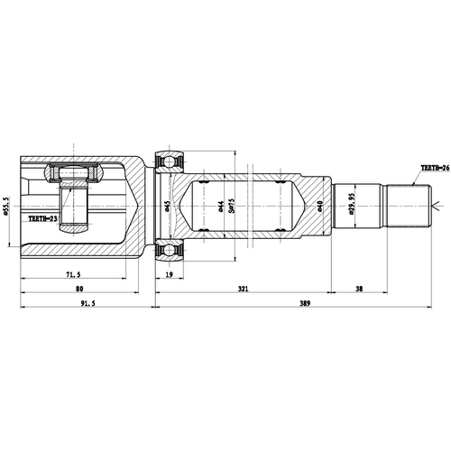 Z87934R — ZIKMAR — Шрус Внутренний