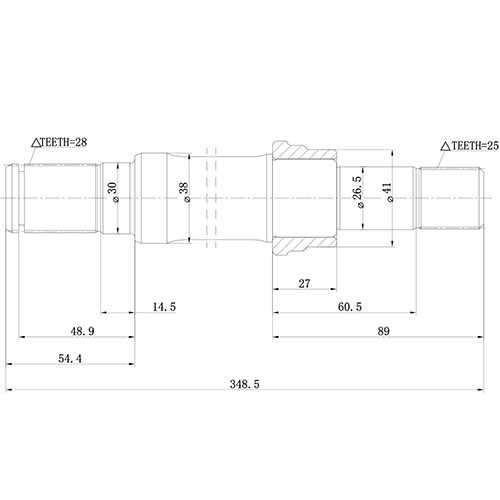 Z88101R — ZIKMAR — Полуось