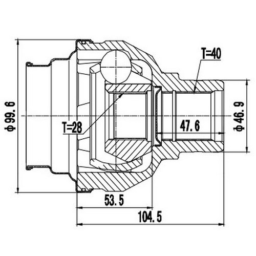 Z88977R — ZIKMAR — Шрус Внутренний