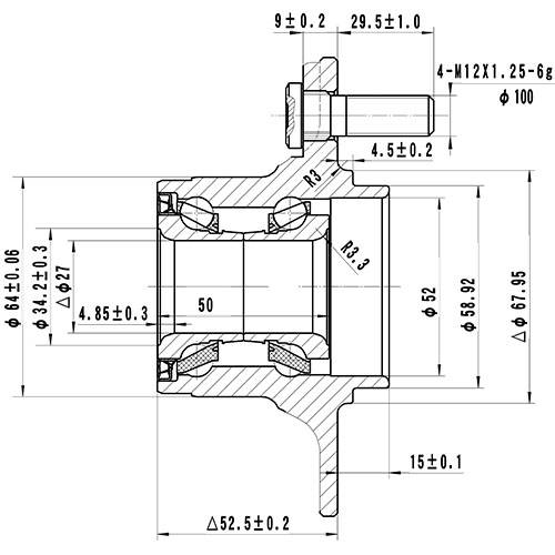 Z89101R — ZIKMAR — Ступица задняя