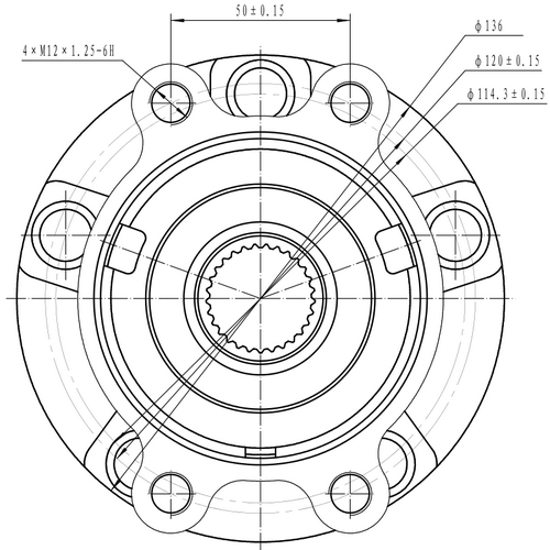 Z89116R — ZIKMAR — Ступица передняя