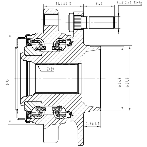 Z89116R — ZIKMAR — Ступица передняя