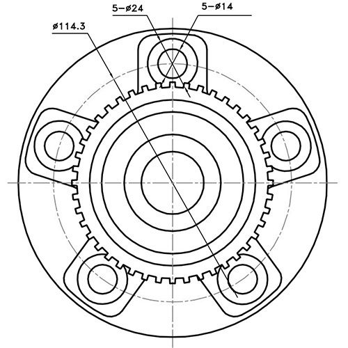 Z89126R — ZIKMAR — Ступица задняя