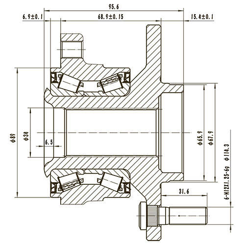 Z89147R — ZIKMAR — Ступица задняя