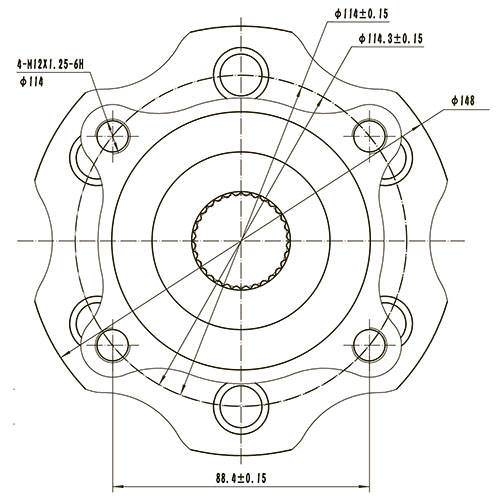 Z89147R — ZIKMAR — Ступица задняя