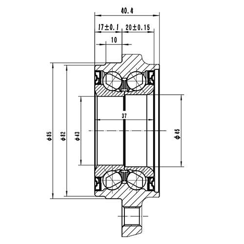 Z89176R — ZIKMAR — Ступица передняя, задняя