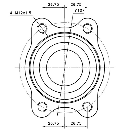 Z89177R — ZIKMAR — Ступица передняя