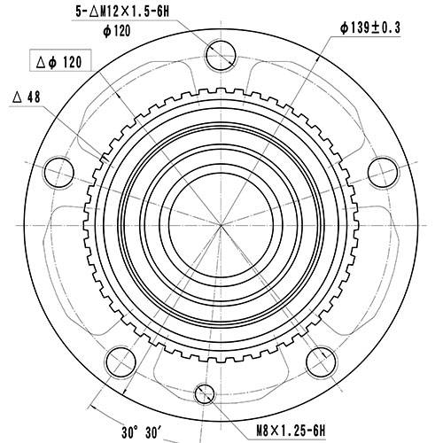 Z89181R — ZIKMAR — Ступица передняя