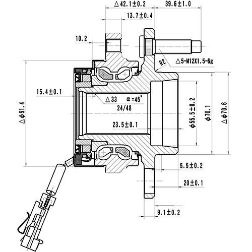 Z89192R — ZIKMAR — Ступица передняя