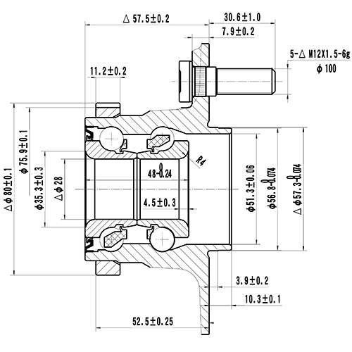 Z89205R — ZIKMAR — Ступица задняя