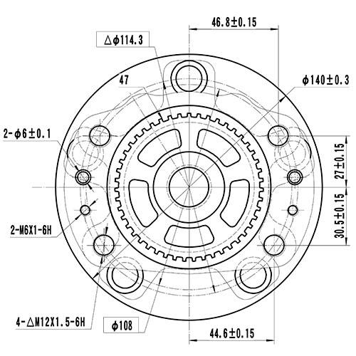 Z89208R — ZIKMAR — Ступица задняя