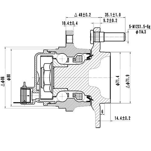 Z89209R — ZIKMAR — Ступица задняя