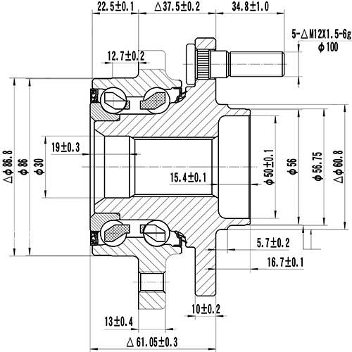 Z89215R — ZIKMAR — Ступица передняя