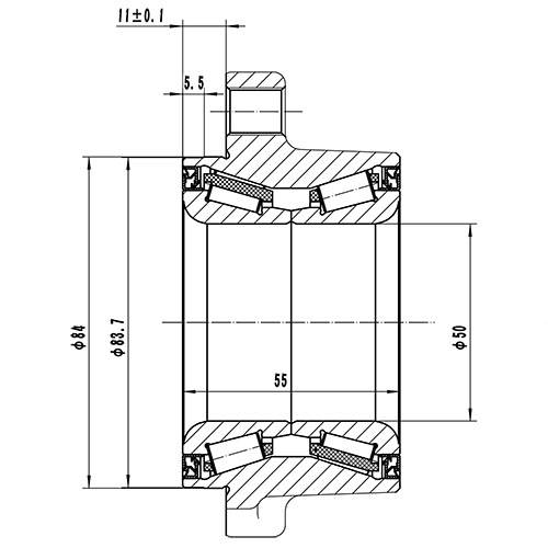 Z89261R — ZIKMAR — Ступица задняя