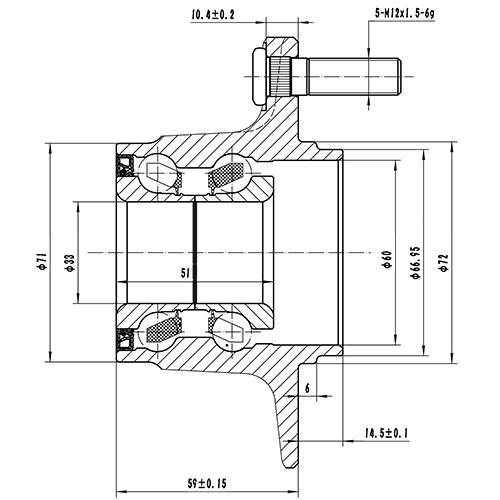 Z89275R — ZIKMAR — Ступица задняя