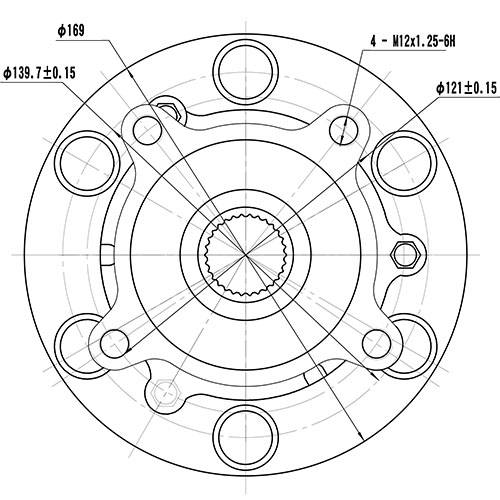 Z89280R — ZIKMAR — Ступица передняя