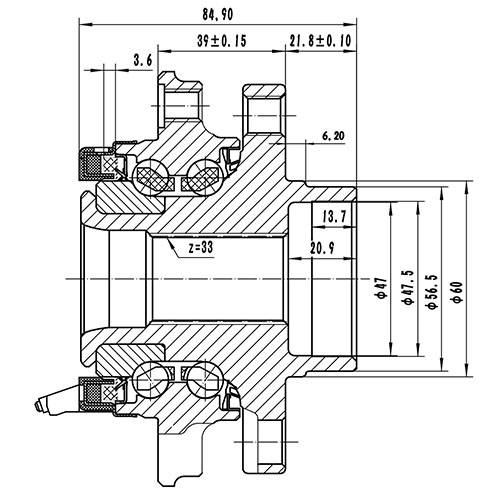 Z89293R — ZIKMAR — Ступица передняя