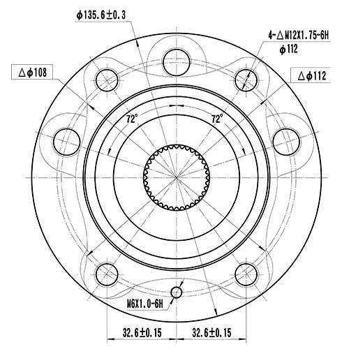 Z89331R — ZIKMAR — Ступица передняя