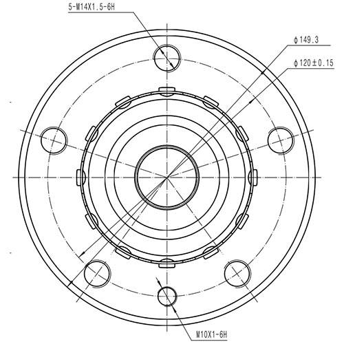 Z89334R — ZIKMAR — Ступица передняя, задняя