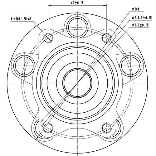 Z89365R — ZIKMAR — Ступица задняя