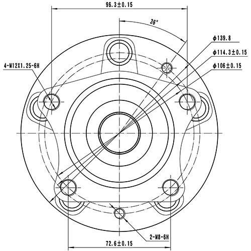 Z89370R — ZIKMAR — Ступица задняя