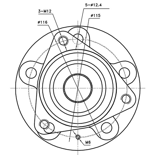 Z89414R — ZIKMAR — Ступица передняя