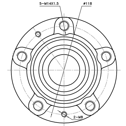 Z89499R — ZIKMAR — Ступица задняя