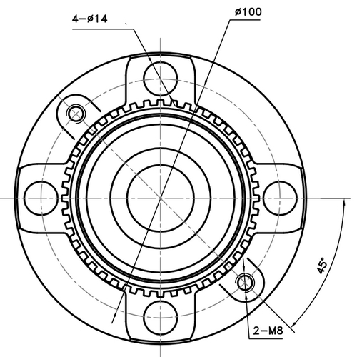 Z89573R — ZIKMAR — Ступица задняя